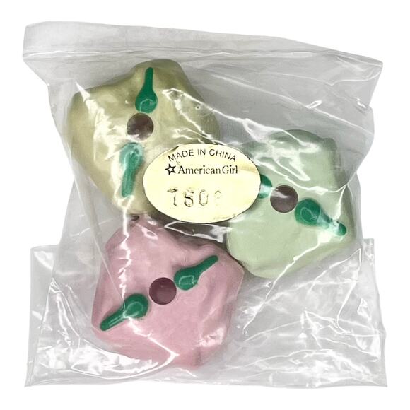 American Girl Petit Fours Samanthas Party Treats Set (3) Sweet Treats Candy Vtg - Picture 4 of 5